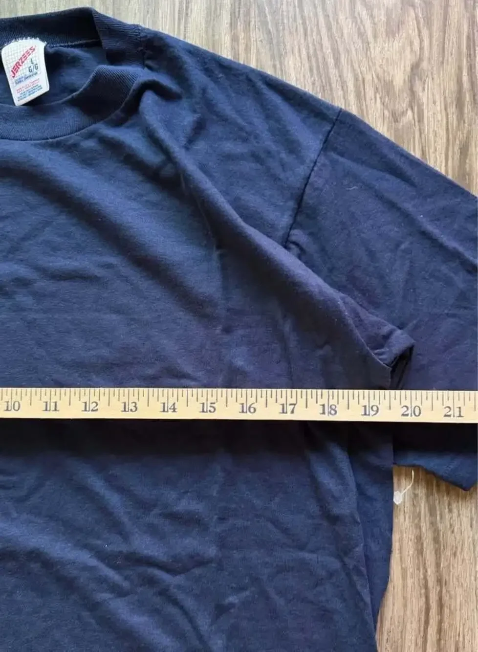 Vintage 90s Jerzees Blank T-Shirt Single Stitch